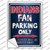 Indians Novelty Rectangle Sticker Decal