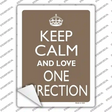 Keep Calm Love One Direction Novelty Rectangle Sticker Decal