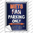 Mets Novelty Rectangle Sticker Decal