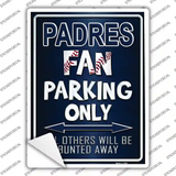 Padres Novelty Rectangle Sticker Decal