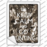 Keep Calm Go Hunting Novelty Rectangle Sticker Decal