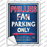 Phillies Novelty Rectangle Sticker Decal