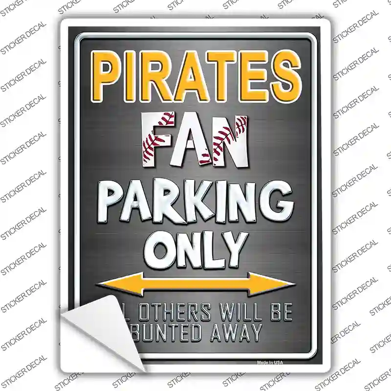 Pirates Novelty Rectangle Sticker Decal