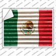 Mexico Flag Novelty Rectangle Sticker Decal