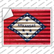 Arkansas Flag Novelty Rectangle Sticker Decal