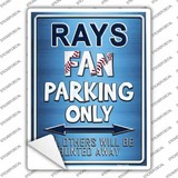 Rays Novelty Rectangle Sticker Decal