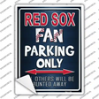 Red Sox Novelty Rectangle Sticker Decal