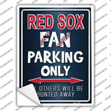 Red Sox Novelty Rectangle Sticker Decal