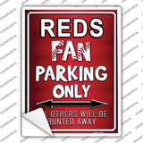 Reds Novelty Rectangle Sticker Decal