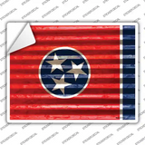 Tennessee Flag Novelty Rectangle Sticker Decal