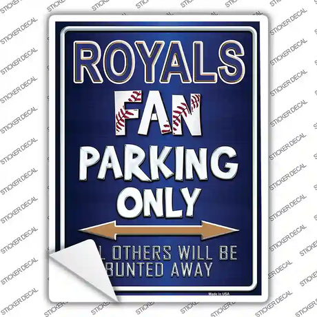 Royals Novelty Rectangle Sticker Decal