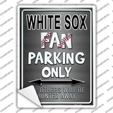 White Sox Novelty Rectangle Sticker Decal