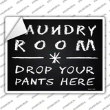 Laundry Room Novelty Rectangle Sticker Decal