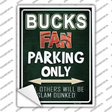 Bucks Novelty Rectangle Sticker Decal