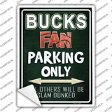 Bucks Novelty Rectangle Sticker Decal