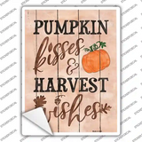 Kisses and Wishes Novelty Rectangle Sticker Decal