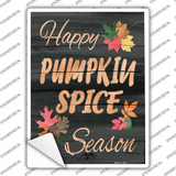 Pumpkin Spice Season Novelty Rectangle Sticker Decal