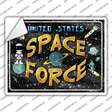 US Space Force Novelty Rectangle Sticker Decal