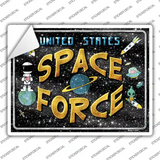 US Space Force Novelty Rectangle Sticker Decal