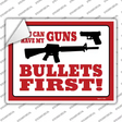 You Can Have My Guns Novelty Rectangle Sticker Decal