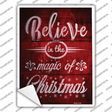 Magic of Christmas Novelty Rectangle Sticker Decal