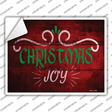 Christmas Joy Novelty Rectangle Sticker Decal
