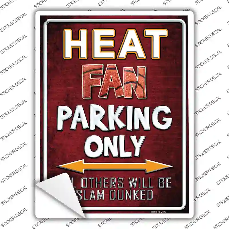 Heat Novelty Rectangle Sticker Decal