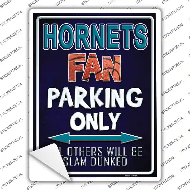 Hornets Novelty Rectangle Sticker Decal