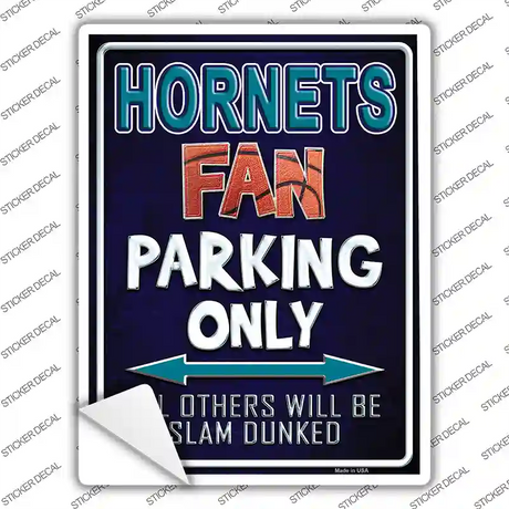 Hornets Novelty Rectangle Sticker Decal