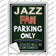 Jazz Novelty Rectangle Sticker Decal