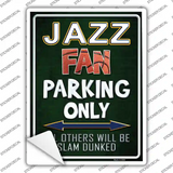 Jazz Novelty Rectangle Sticker Decal