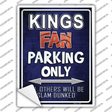Kings Purple Novelty Rectangle Sticker Decal
