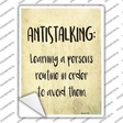 Antistalking Definition Novelty Rectangle Sticker Decal
