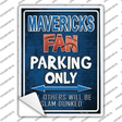 Mavericks Novelty Rectangle Sticker Decal