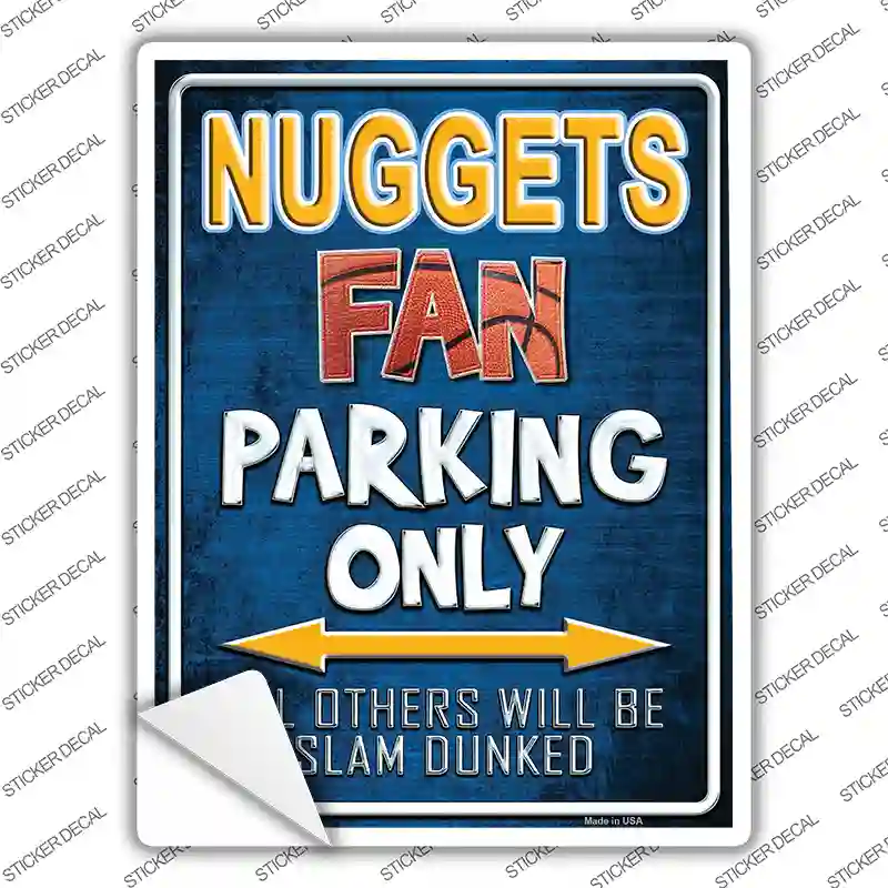 Nuggets Novelty Rectangle Sticker Decal