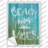 Beach Vibes Novelty Rectangle Sticker Decal