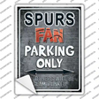 Spurs Novelty Rectangle Sticker Decal