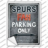 Spurs Novelty Rectangle Sticker Decal