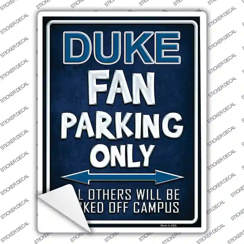 Duke Novelty Rectangle Sticker Decal
