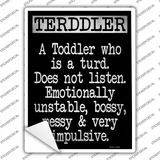 Terddler Novelty Rectangle Sticker Decal