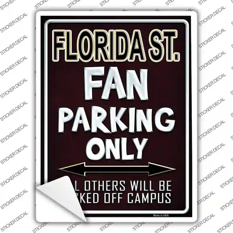 Florida State Novelty Rectangle Sticker Decal