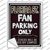 Florida State Novelty Rectangle Sticker Decal