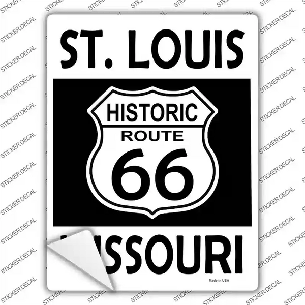 Bring home our St Louis Missouri Historic Route 66 Rectangle Stic