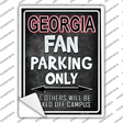 Georgia Novelty Rectangle Sticker Decal