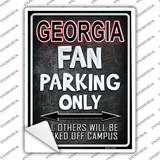 Georgia Novelty Rectangle Sticker Decal