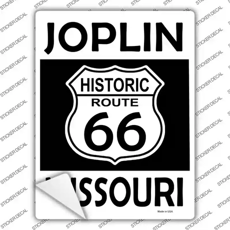 Joplin Missouri Historic Route 66 Novelty Rectangle Sticker Decal