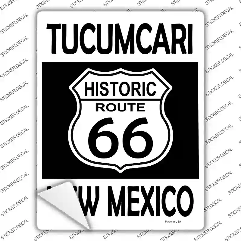 Tucumcari New Mexico Historic Route 66 Novelty Rectangle Sticker Decal