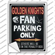 Golden Knights Fan Novelty Rectangular Sticker Decal