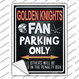 Golden Knights Fan Novelty Rectangular Sticker Decal