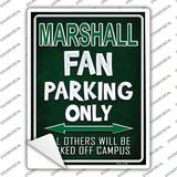 Marshall Novelty Rectangle Sticker Decal